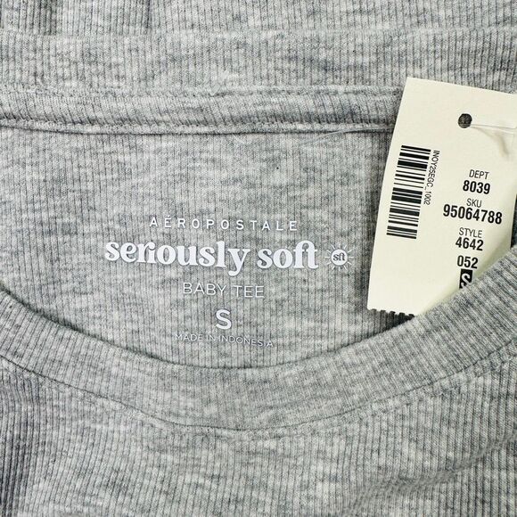 Aeropostale Seriously Soft Ciao Roma Baby Tee - Size Small - Picture 5 of 5